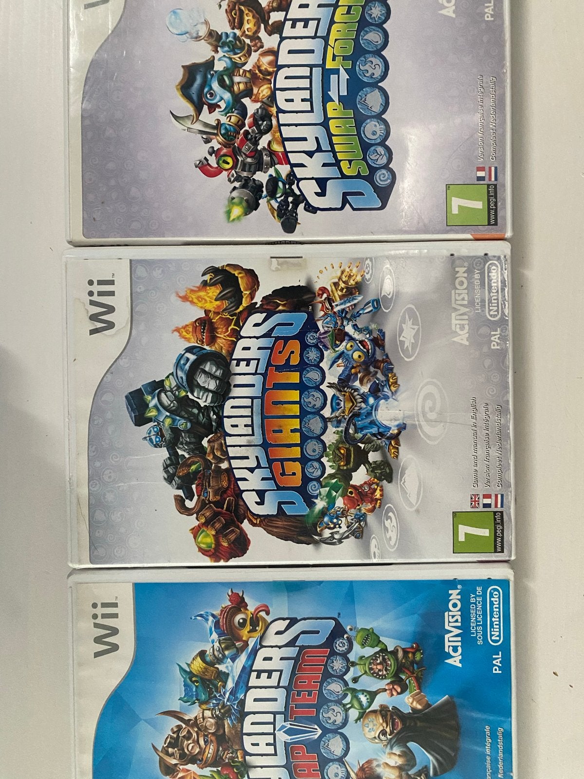 Skylanders Wii games en kaarten - Swap Force, Giants, SuperC, Avontuur en Actie, Gebruikt, 1 speler, Eén computer