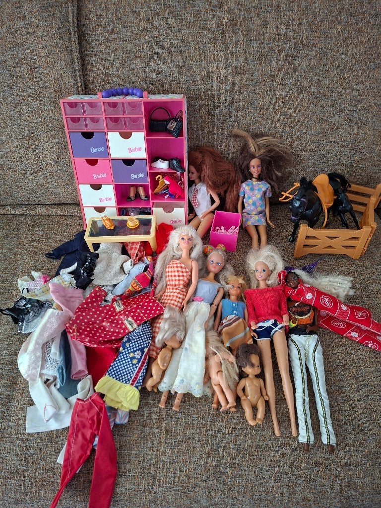 Barbies met toebehoren, Kinderen en Baby's, Ophalen of Verzenden, Gebruikt, Barbie