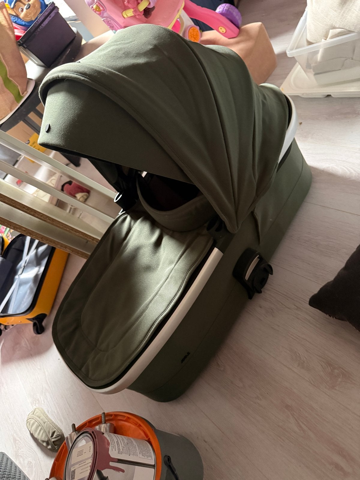 Joolz hub Reiswieg - Olijfgroen, Ophalen of Verzenden, Zo goed als nieuw, Met reiswieg, Kinderwagen
