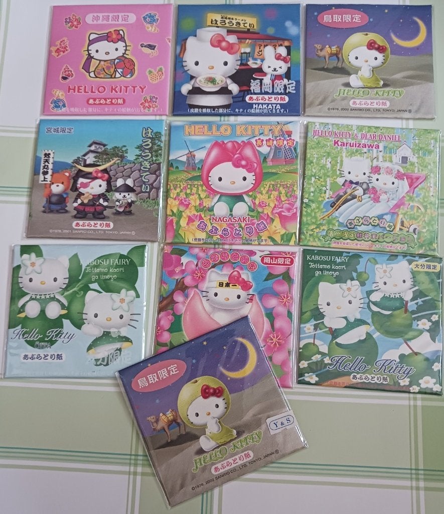 Hello Kitty Make up - Olie absorberende velletjes in pakjes, Ophalen of Verzenden, Nieuw, Gehele gezicht, Toebehoren