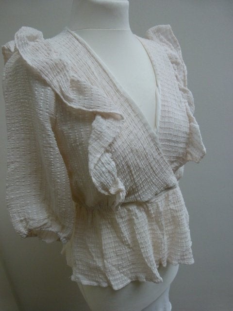 Creme witte top tuniek ONLY maat M 38 40, Maat 38/40 (M), Only, Wit, Ophalen of Verzenden