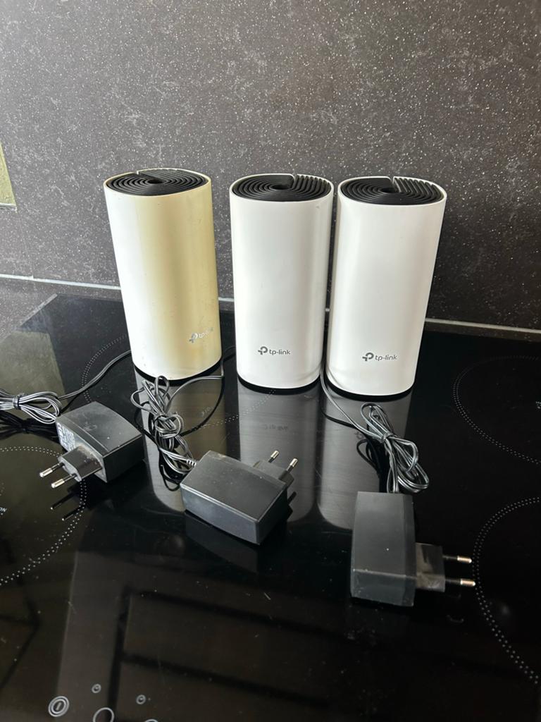 TP-Link Deco M4R AC1200 Mesh WiFi Systeem (3 stuks), Telecommunicatie, Overige Telecommunicatie, Gebruikt, Ophalen of Verzenden