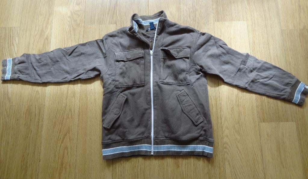 Kaki Vest Maat 152, Ophalen of Verzenden, Gebruikt, Jongen, Trui of Vest