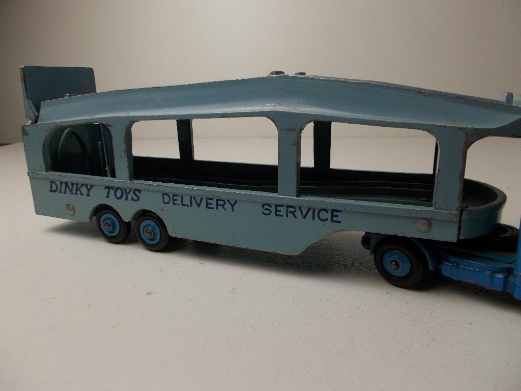 1955 Dinky Supertoys 982 BEDFORD PULLMORE CAR TRANSPORTER -B, Ophalen of Verzenden, Zo goed als nieuw, Bus of Vrachtwagen, Dinky Toys