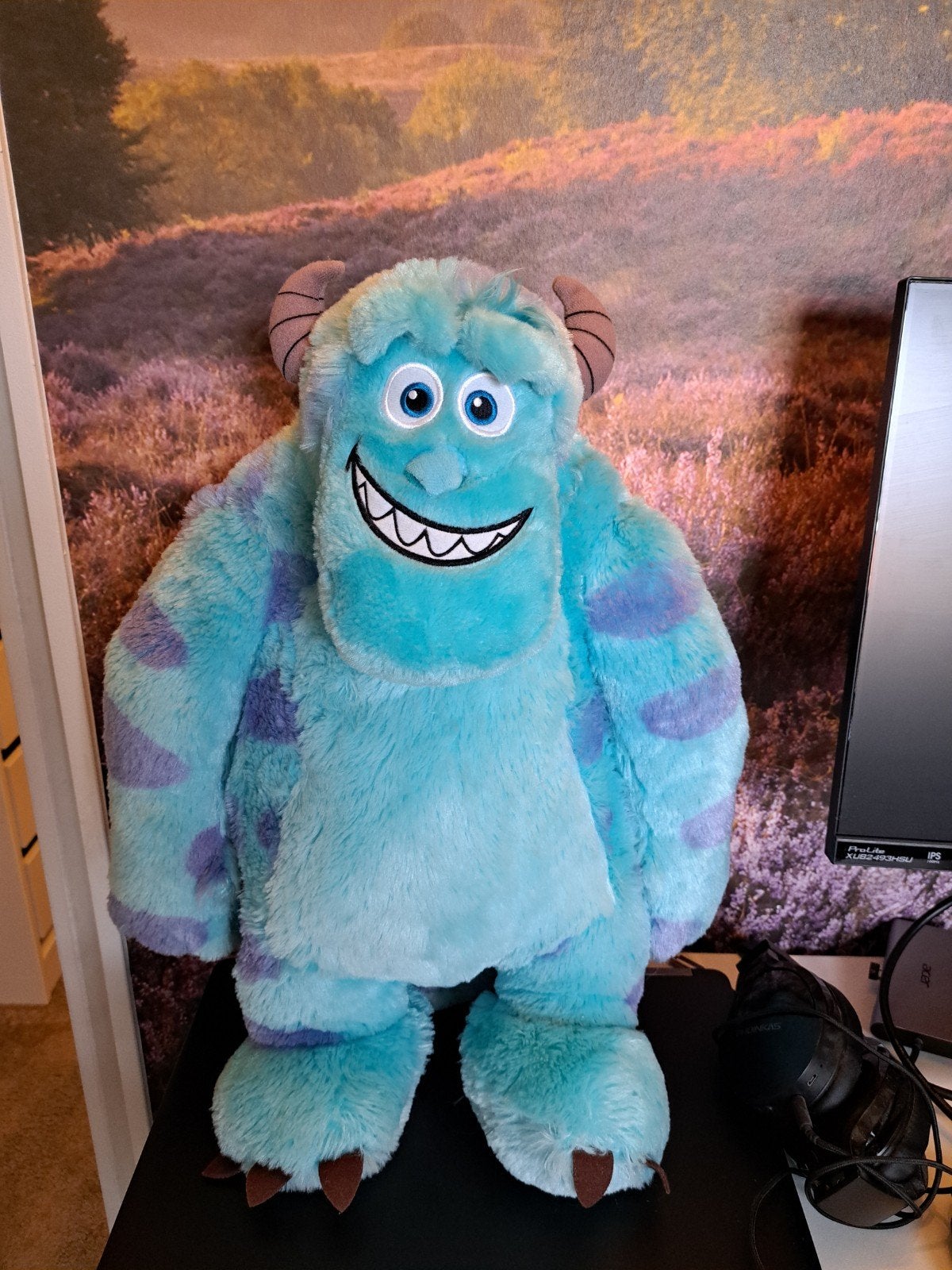 Monsters&Co knuffel, Disney, Disney, Overige typen, Blauw