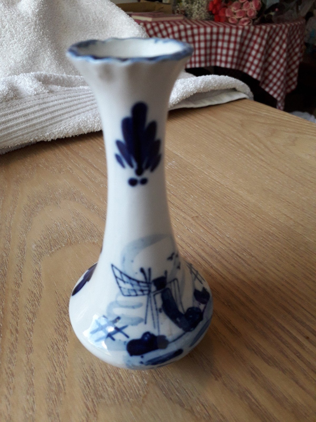 beeldjes in handbeschilderde delftsblauw, Ophalen