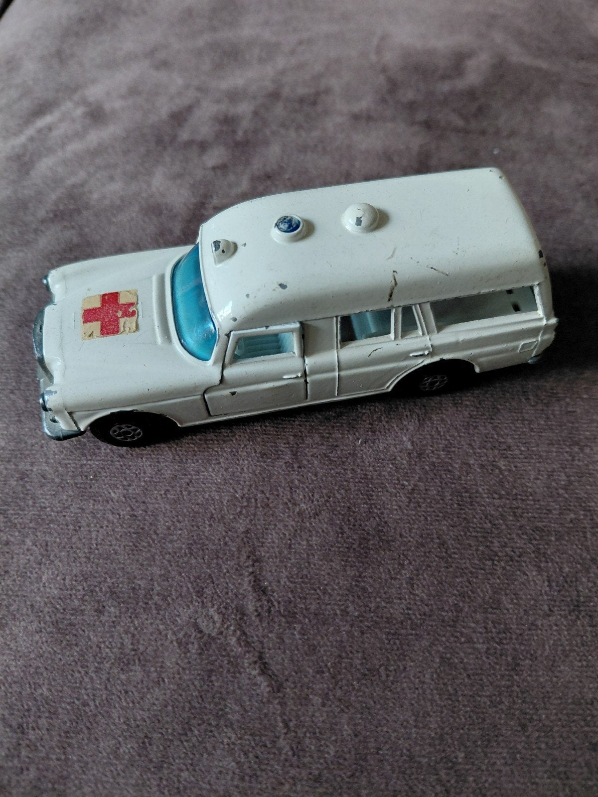 Matchbox Speed Kings K-26 Mercedes Benz "Binz" Ambulance, Ophalen of Verzenden, Gebruikt