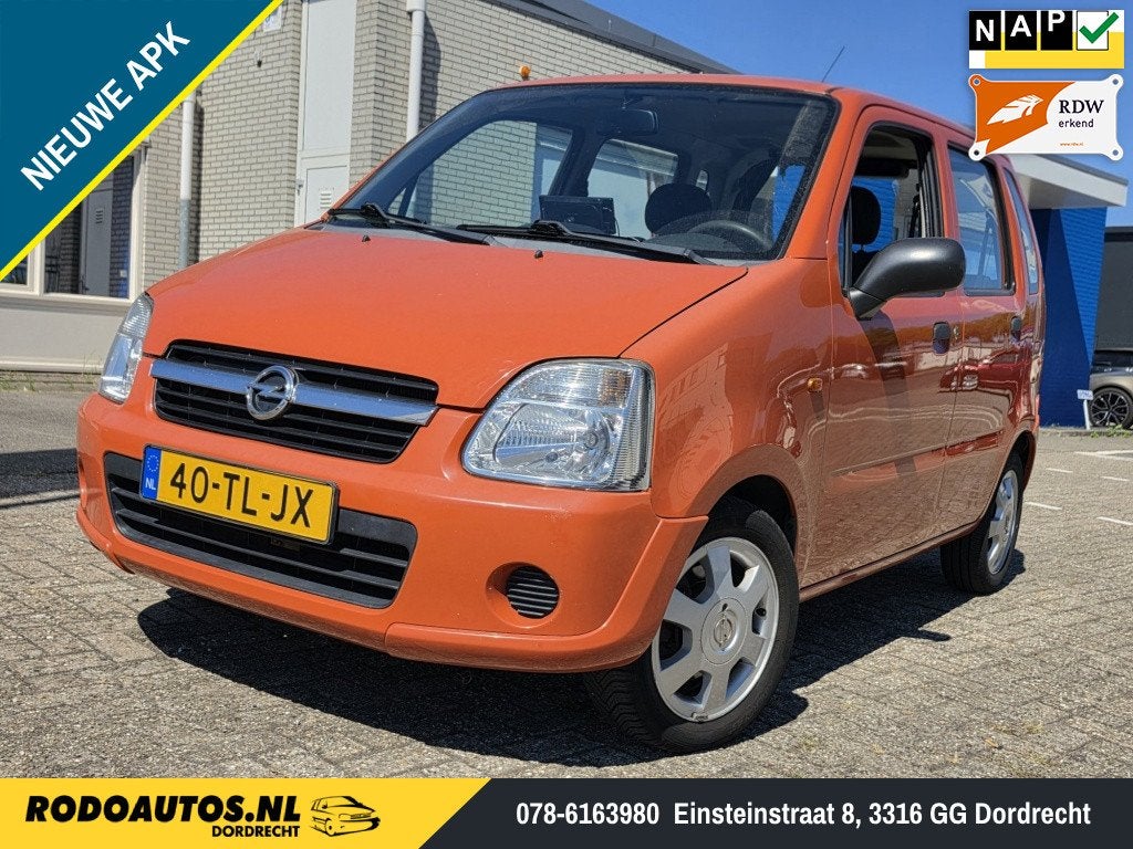 Opel Agila 1.2-16V Essentia Elektr. Pakket Nw APK ✅, 4 cilinders, 1229 cc, Origineel Nederlands, Bedrijf