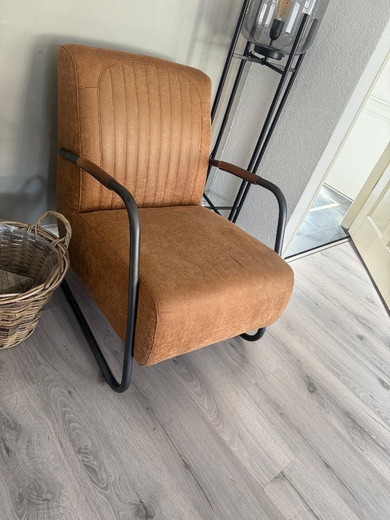 Fauteuil, Huis en Inrichting, Fauteuils, Ophalen, Gebruikt, 75 tot 100 cm, Stof