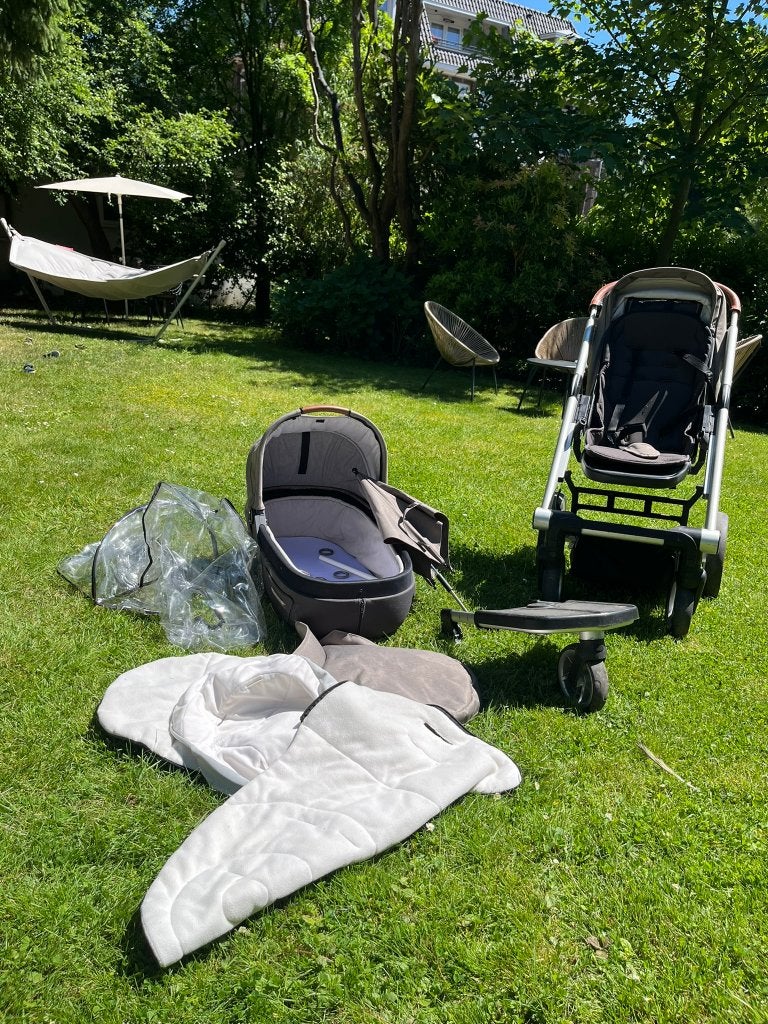 Complete Mutsy Evo Kinderwagen 2in1 Meerijdplankje & Extra, Ophalen, Gebruikt, Combiwagen, Mutsy