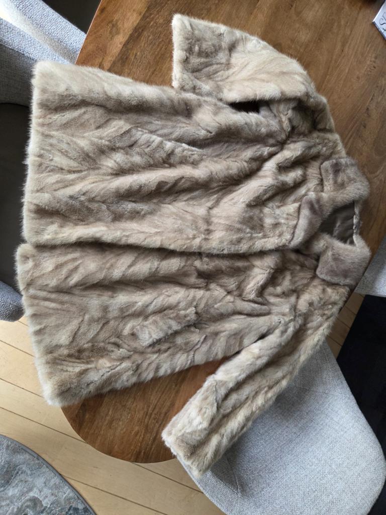 Vintage Echte Bontjas Jaren '70 - Maat 42, Kleding | Dames, Overige Dameskleding, Gedragen, Ophalen of Verzenden