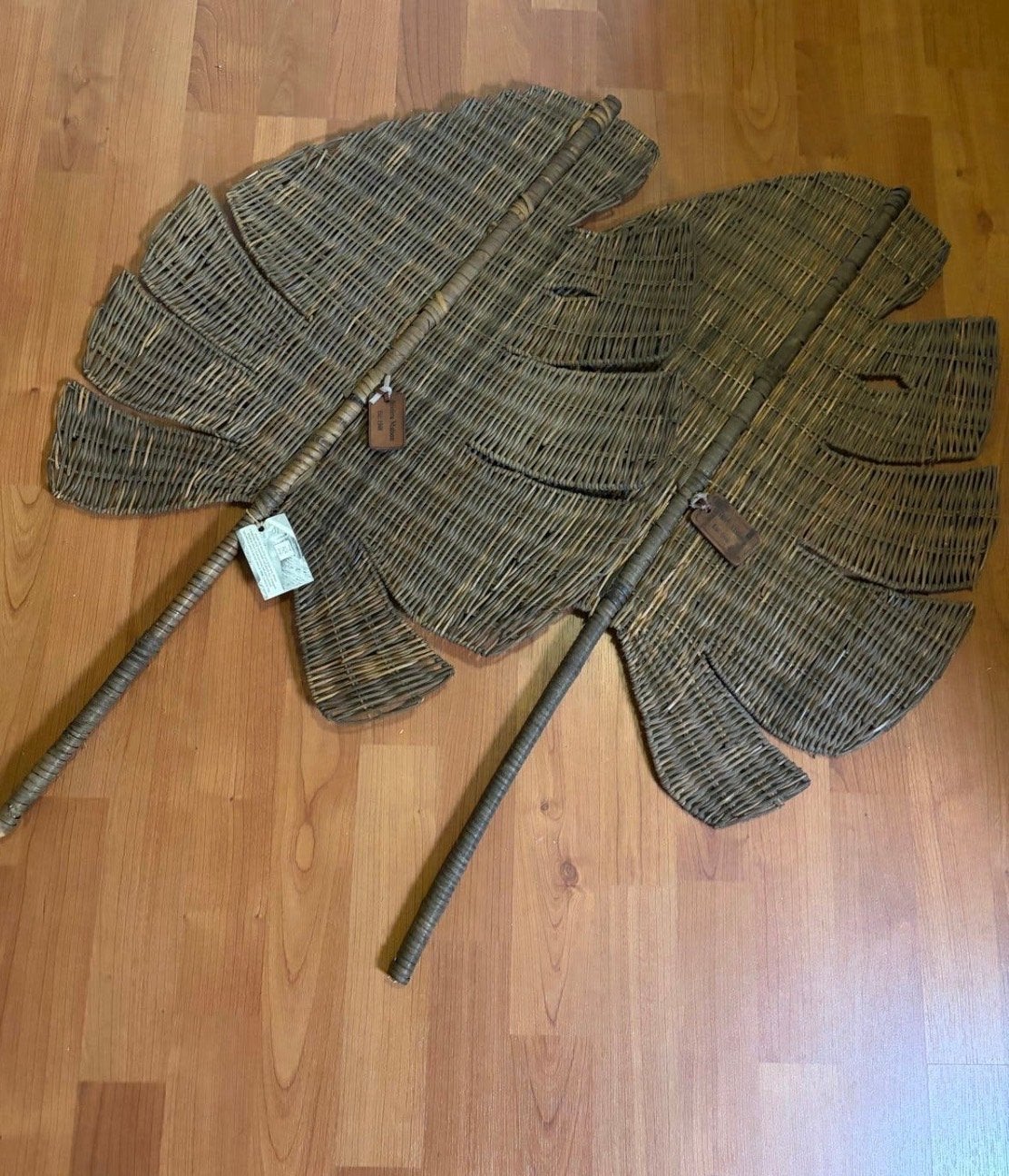 Rivièra Maison Monstera bladeren, Ophalen, Boho, Zo goed als nieuw, Natuurlijk materiaal