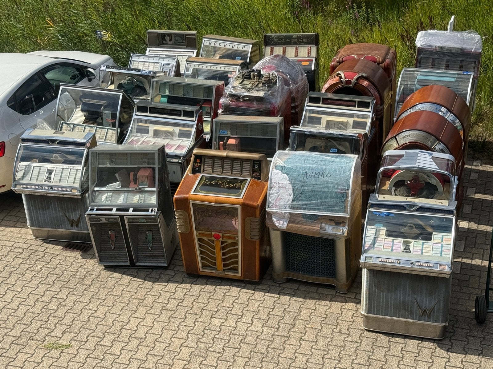 Container gelost bij Original Jukebox Company !, Ophalen, 1950 tot 1960, Zie ad, Zo goed als nieuw