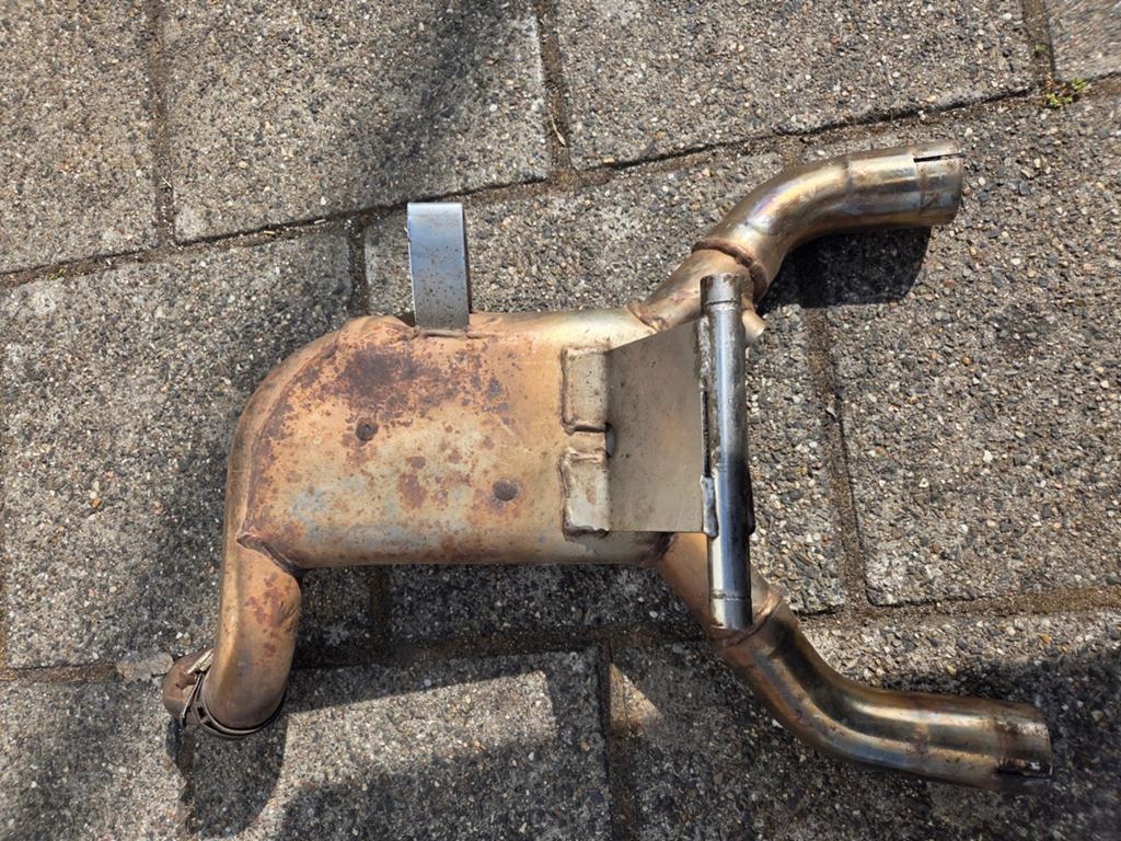 2 in 1 uitlaat balansstuk BMW R1150GS, Ophalen of Verzenden, Gebruikt