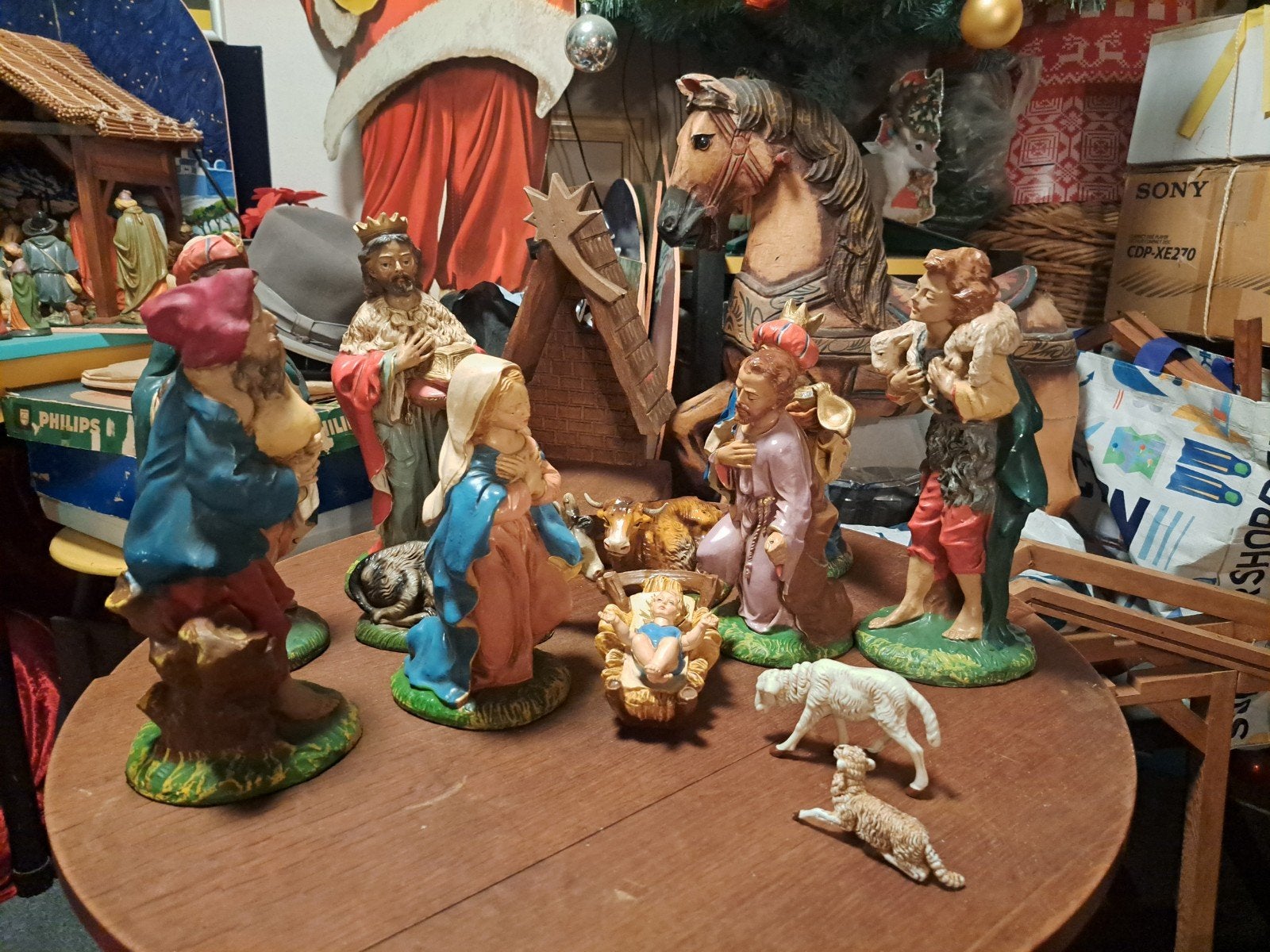 fontanini en marolin figuren, Ophalen, Gebruikt