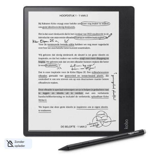 Kobo Elipsa 2e E-Reader, Bluetooth, Nieuw, Ophalen of Verzenden, 10 inch of meer