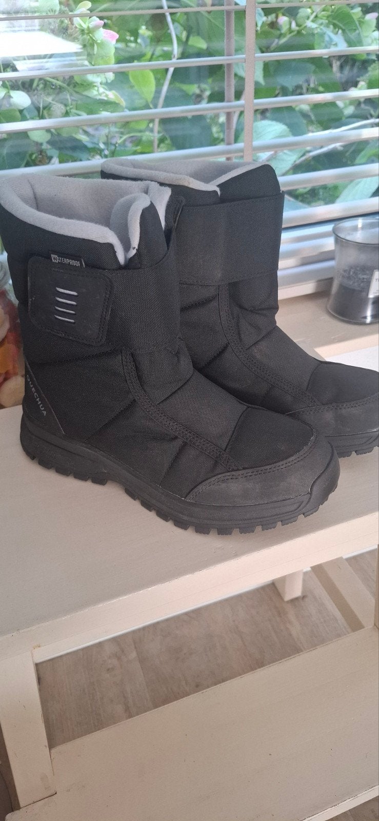 Decathlon Quechua snowboots maat 39, Zwart, Snowboots, Ophalen of Verzenden, Zo goed als nieuw