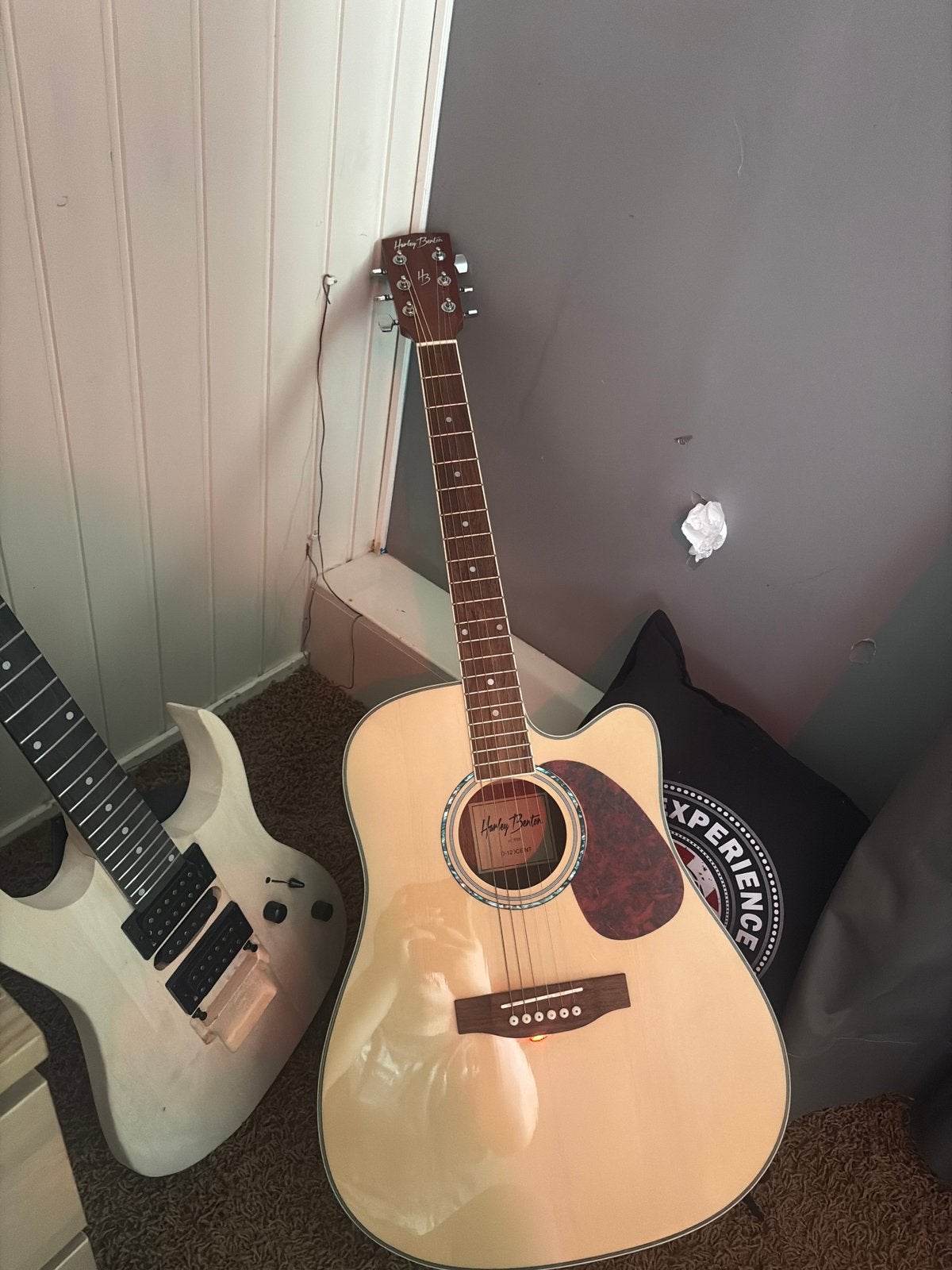 Harley benton acoustic, Ophalen, Zo goed als nieuw, Klassieke of Spaanse gitaar