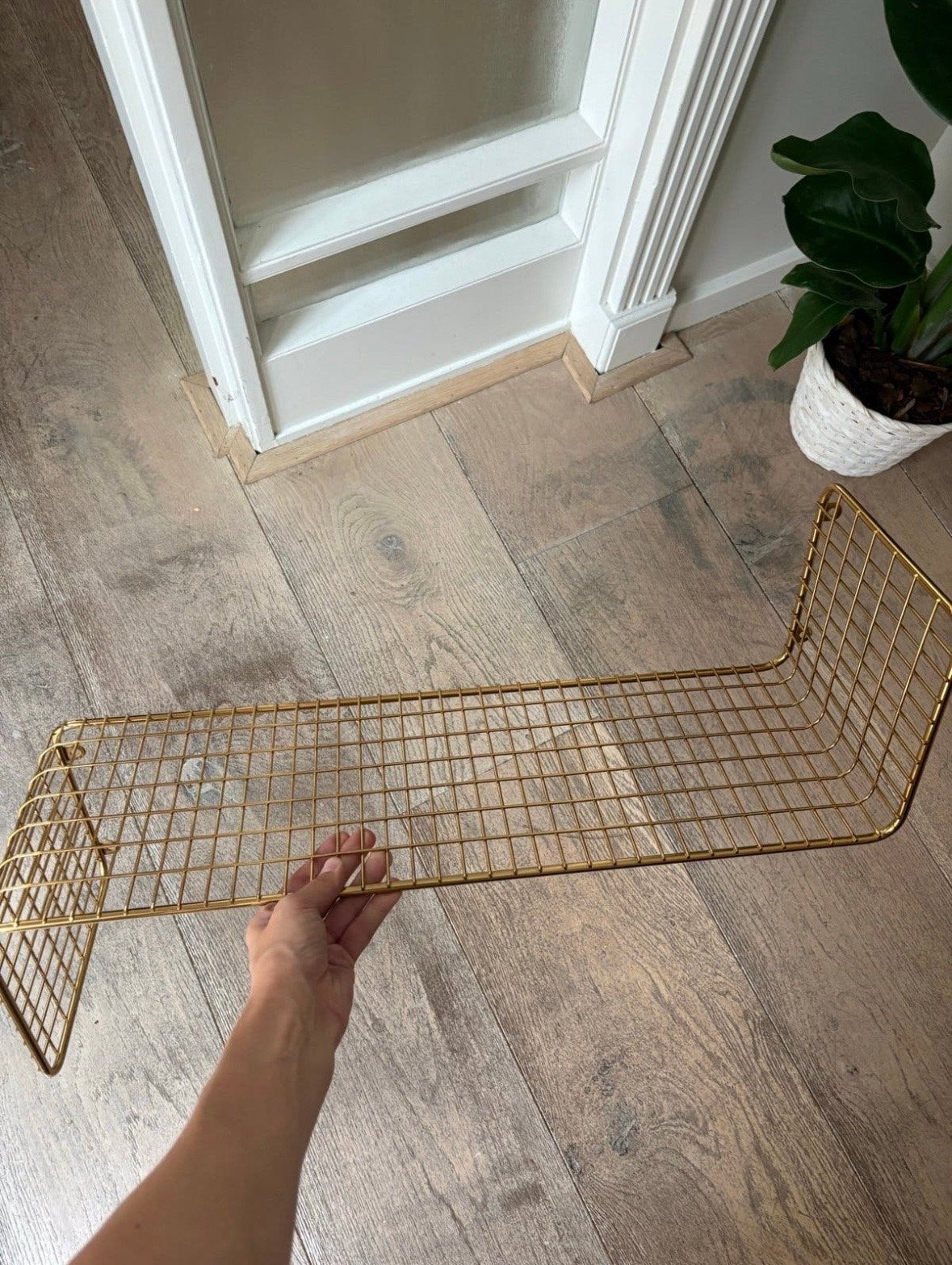 IKEA gouden wandplankje, Ophalen of Verzenden, Zo goed als nieuw