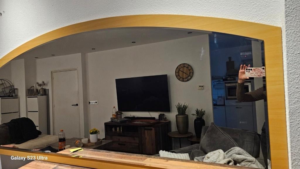 Spiegel, Ophalen of Verzenden, Rechthoekig, Minder dan 100 cm