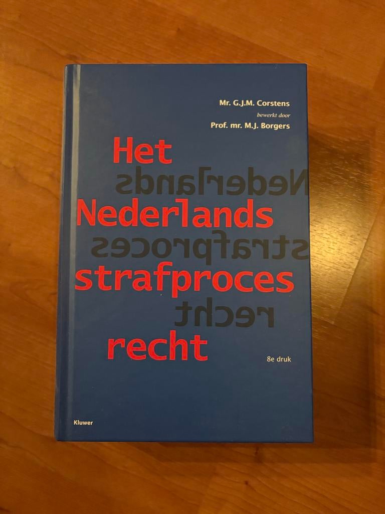 Het Nederlands Strafprocesrecht - 8e druk, Boeken, Verzenden, Zo goed als nieuw
