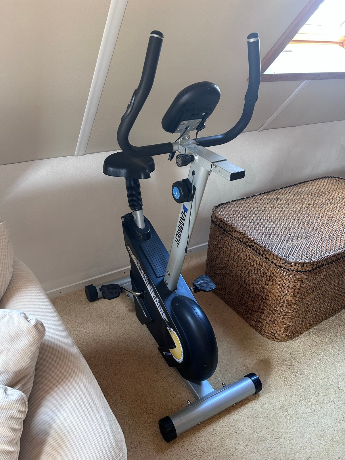 Hammer Cardio Trainer Hometrainer - Zo goed als nieuw, Ophalen, Zo goed als nieuw, Metaal, Benen