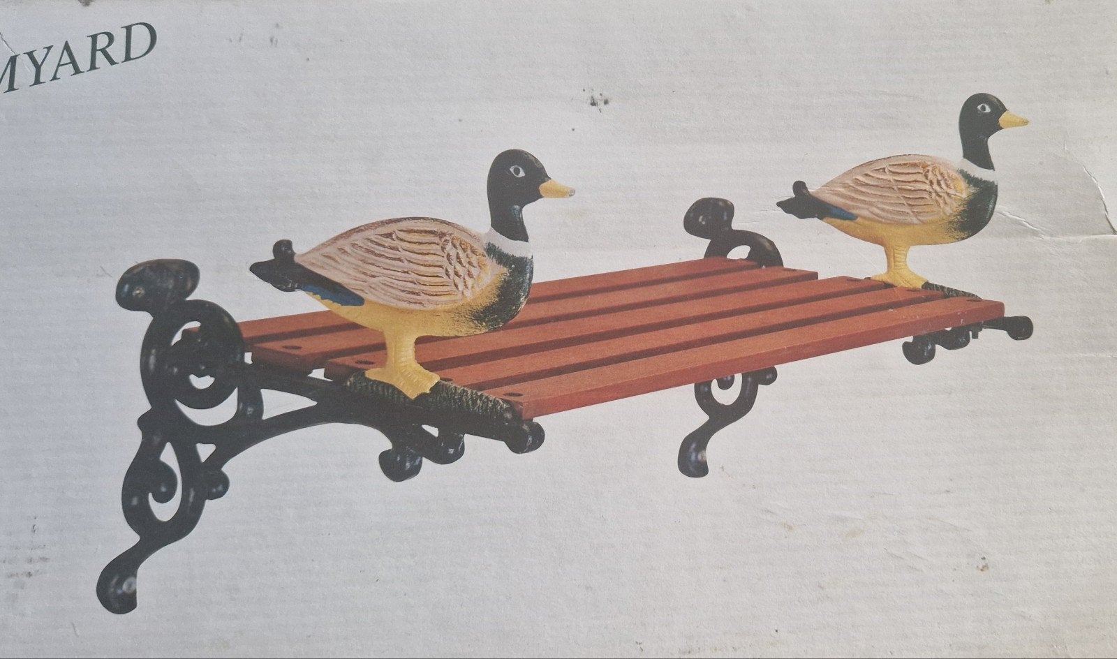 Gietijzeren wandrekje met eendjes. Nieuw., Ophalen, Nieuw