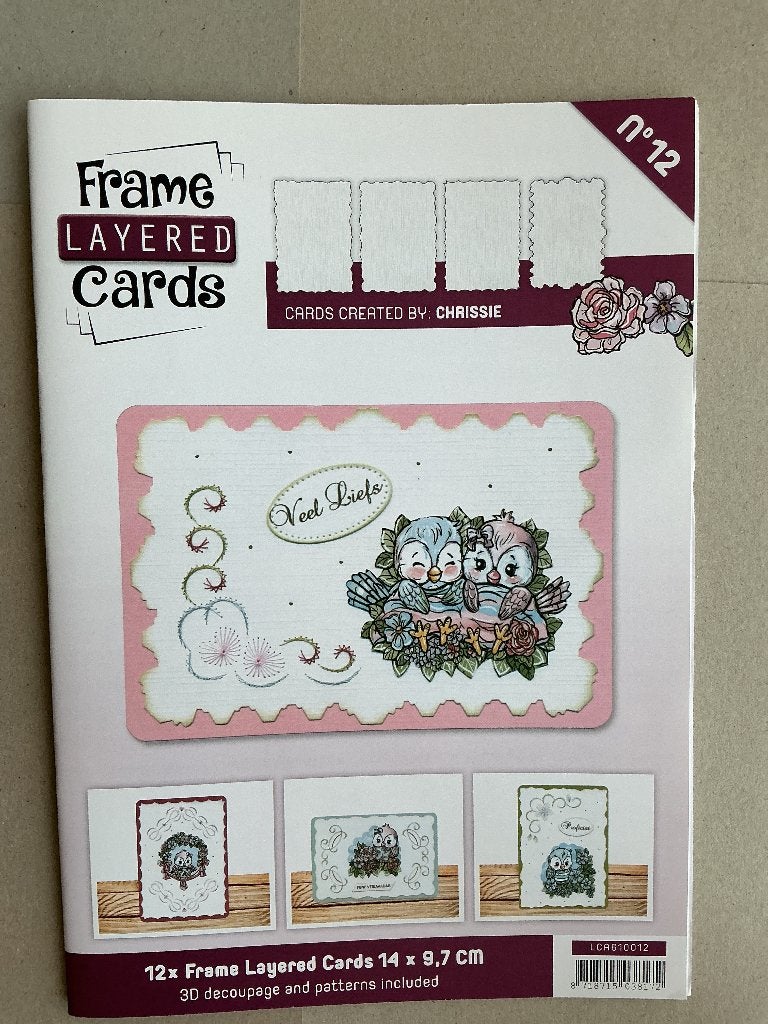 Frame layered cards boek no12, Hobby en Vrije tijd, Kaarten | Zelf maken, Ophalen of Verzenden, Nieuw, Overige thema's, Overige typen