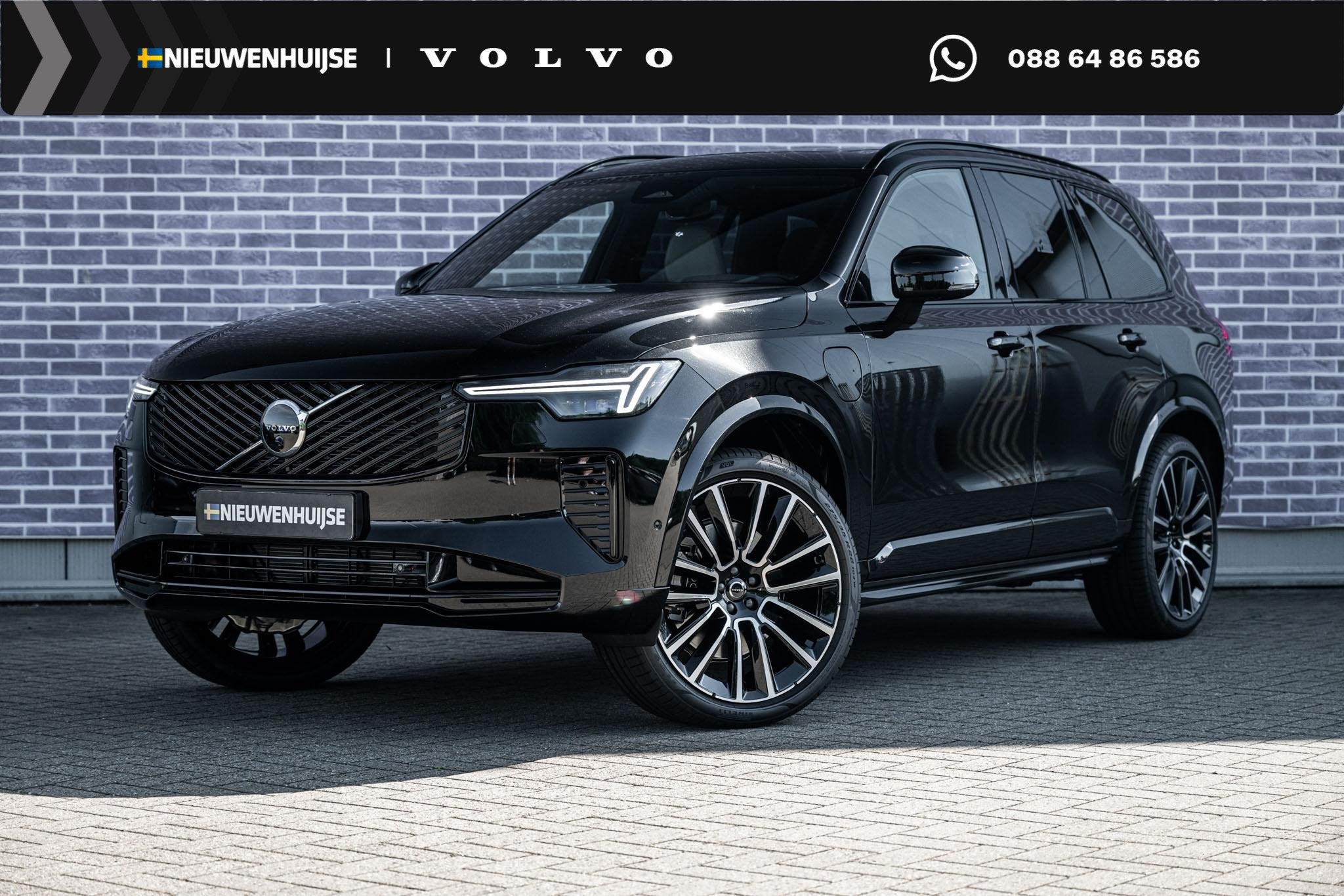 Volvo XC90 T8 Plug-in hybrid AWD Ultra Dark Exec. Ed. | Grat, 12 maanden, Gebruikt, Zwart, Vierwielaandrijving