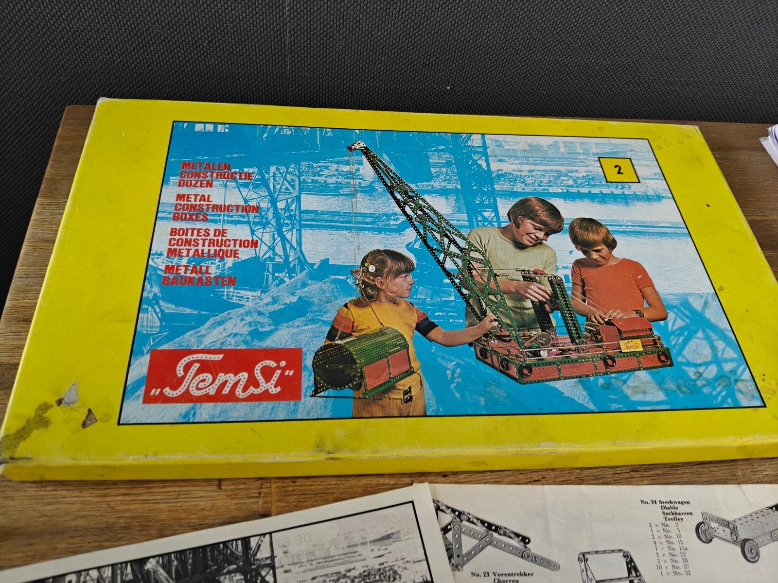 Vintage TemSi Metalen Constructie Dozen - Niet Compleet, Ophalen of Verzenden