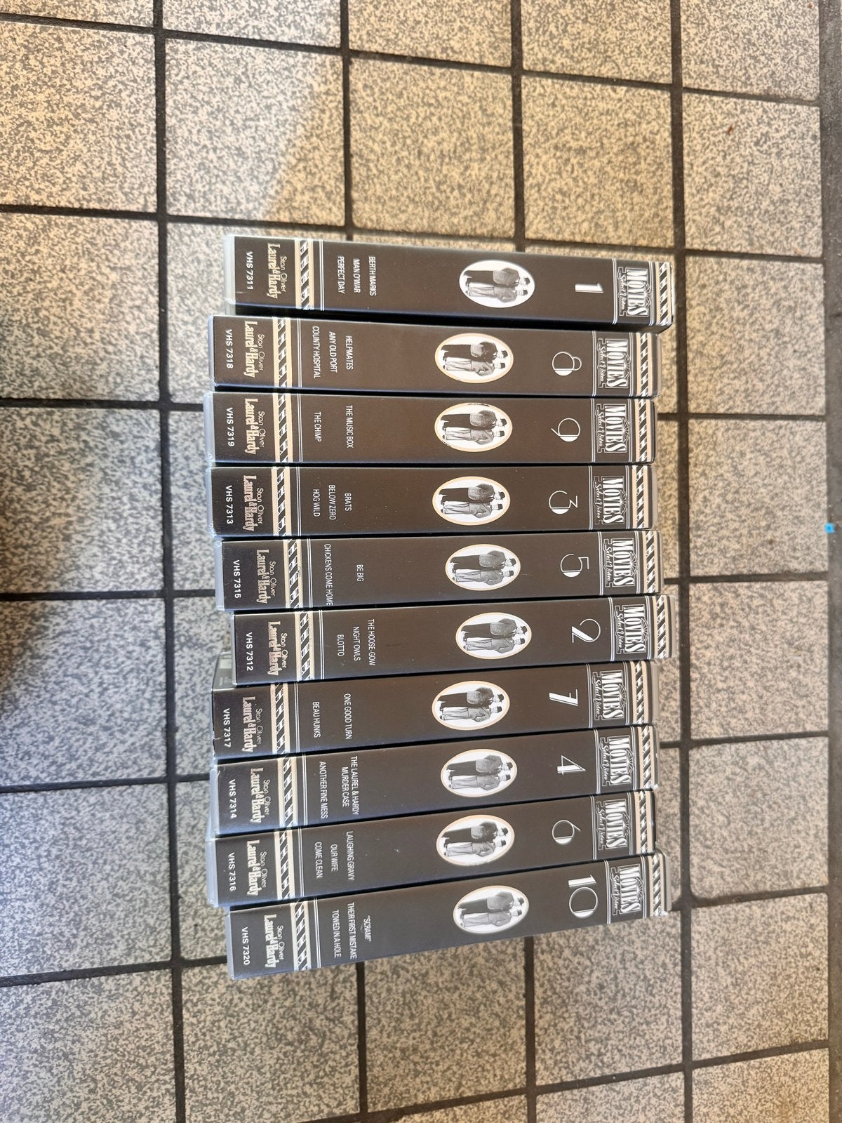 Laurel & Hardy VHS Collectie - 10 Banden, Cd's en Dvd's, VHS | Film, Boxset, Alle leeftijden, Ophalen of Verzenden, Komedie