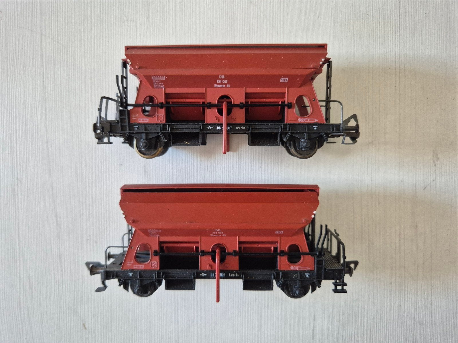 2 Fleischmann H0 DB zelfloswagons 5510