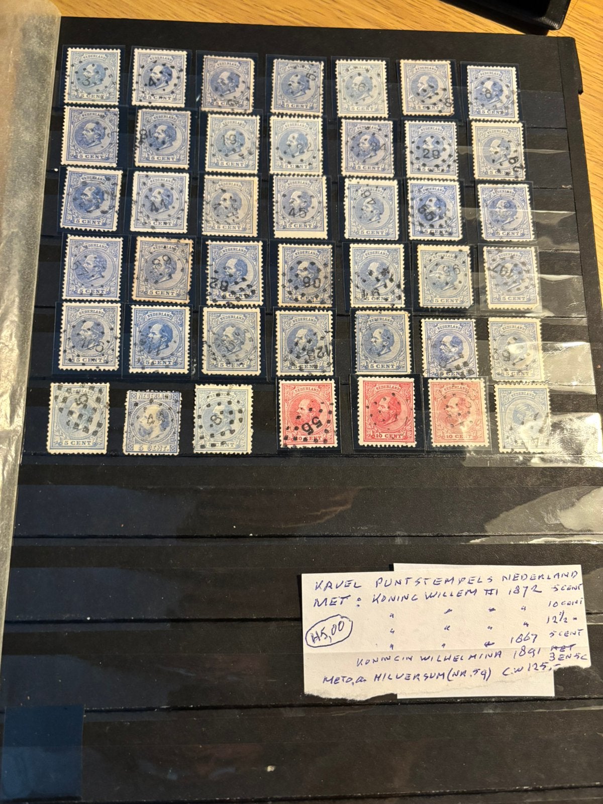Puntstempels Willen 2 !!, Postzegels en Munten, Ophalen of Verzenden, T/m 1940, Gestempeld