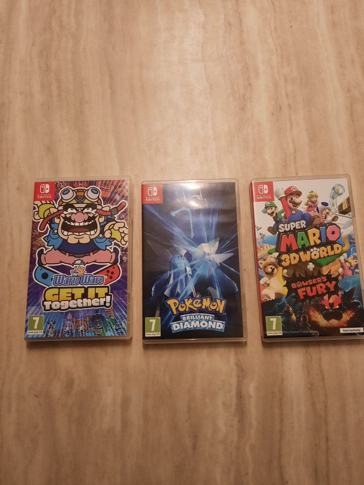 Koopje! 👌Nintendo Switch Spellen: WarioWare, Pokémon, Supe, Spelcomputers en Games, Overige genres, Ophalen of Verzenden, Zo goed als nieuw