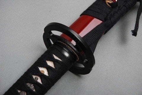 rood katana zwaard, samurai zwaarden, sabel, mes, dolk

Sc, Ophalen of Verzenden, Overige soorten, Azië, Zwaard of Sabel