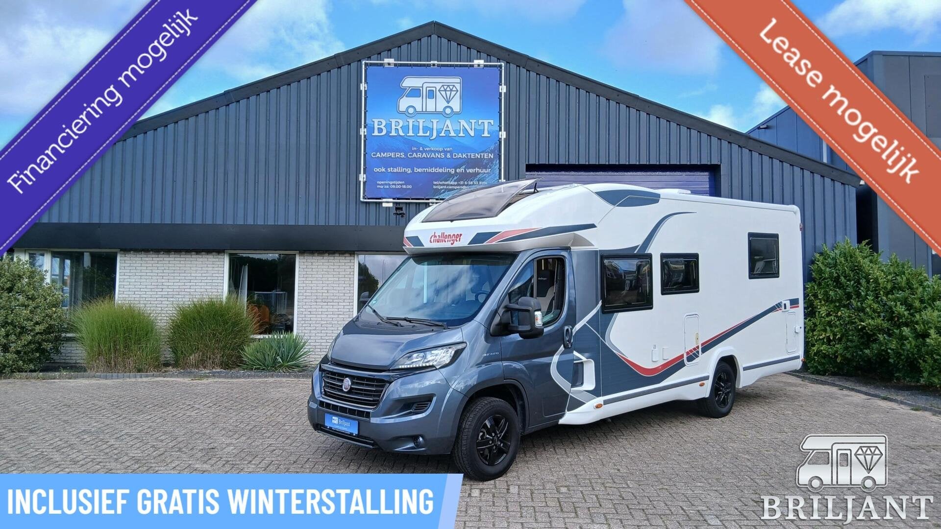 Fiat Challenger 398 EB camper.. dakairco+Queensbed+hefbed, Caravans en Kamperen, Ringverwarming, Elektrische ramen, 7 tot 8 meter