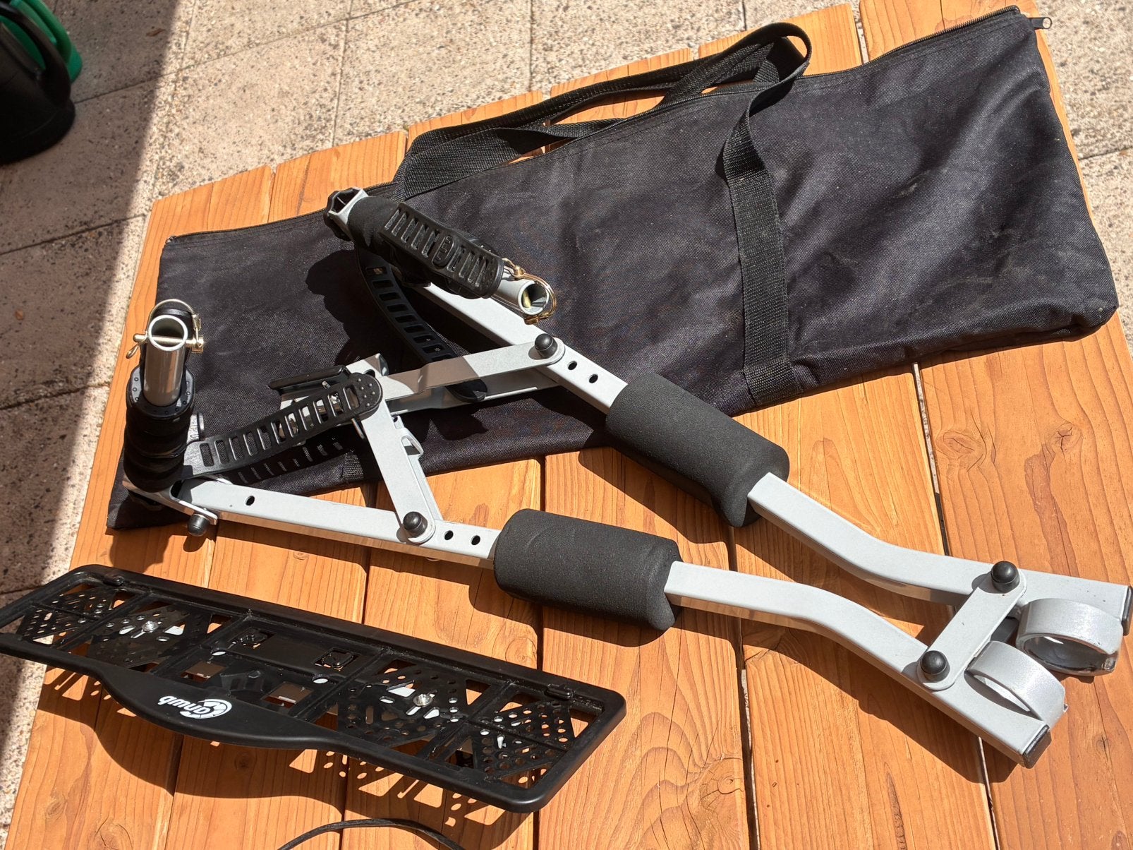 Fietsendrager voor 2 fietsen, Ophalen, 2 fietsen, Zo goed als nieuw, Trekhaakdrager