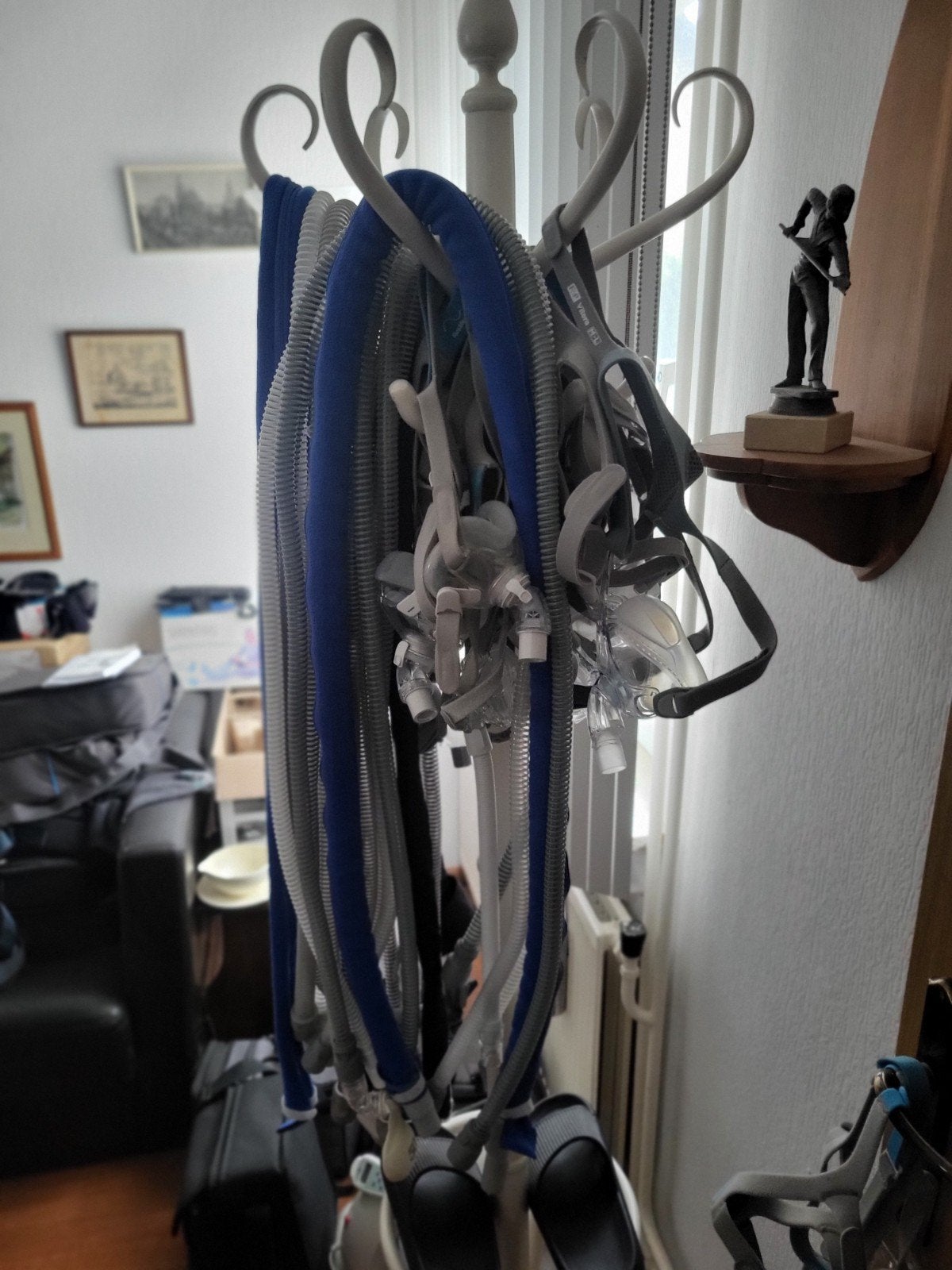 apneu cpap resmed respironics maskers slangen en onderdelen, Ophalen of Verzenden