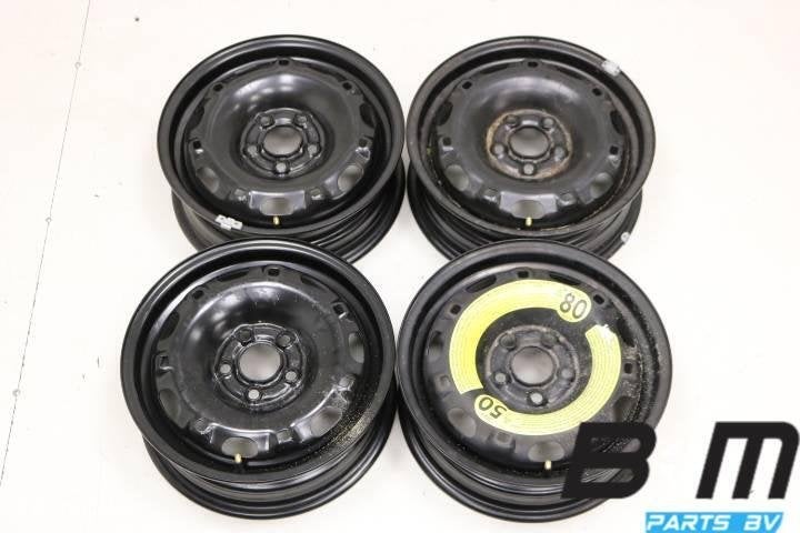 14 inch stalen velgen VW Polo 9N / 9N3 6Q0601027AC, Gebruikt, Velg(en)