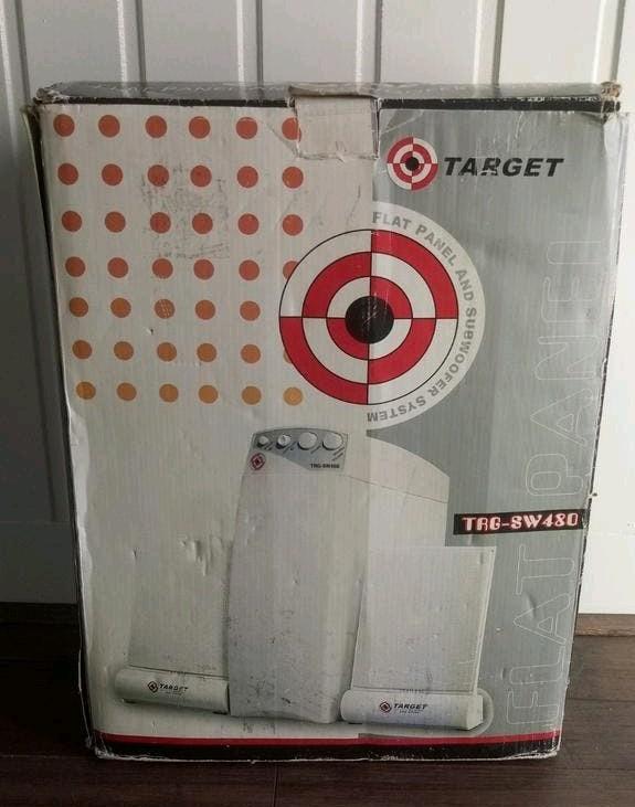 Target TRG-SW480 speakerset met subwoofer, Ophalen of Verzenden, Gebruikt, Audiokanaal 2, Target