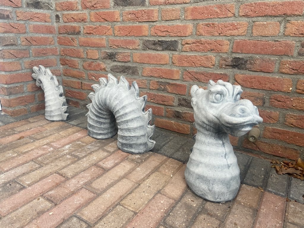 Draak Hoogte 40cm., Tuin en Terras, Tuinbeelden, Ophalen, Nieuw, Beton, Dierenbeeld