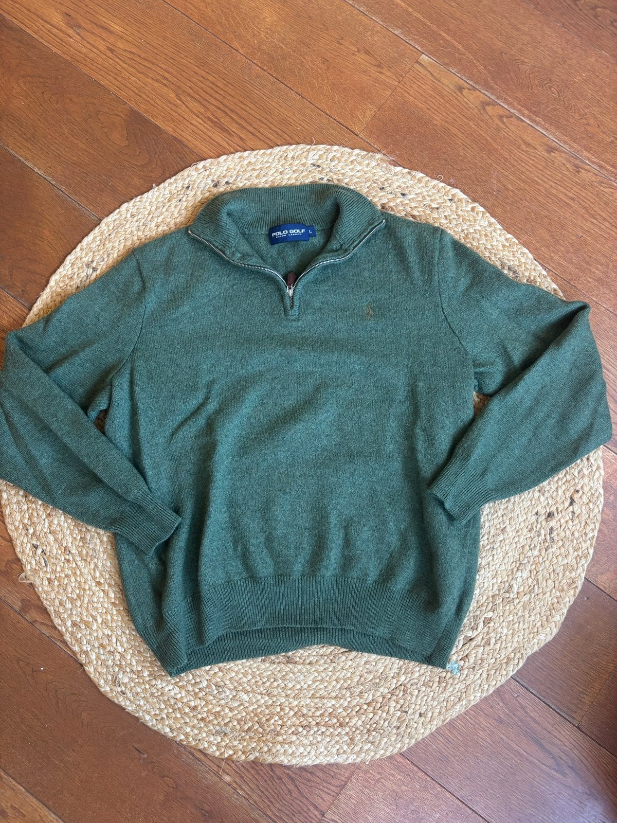 Polo Golf Ralph Lauren trui groen maat L, Ophalen of Verzenden, Gedragen, Maat 52/54 (L), Groen