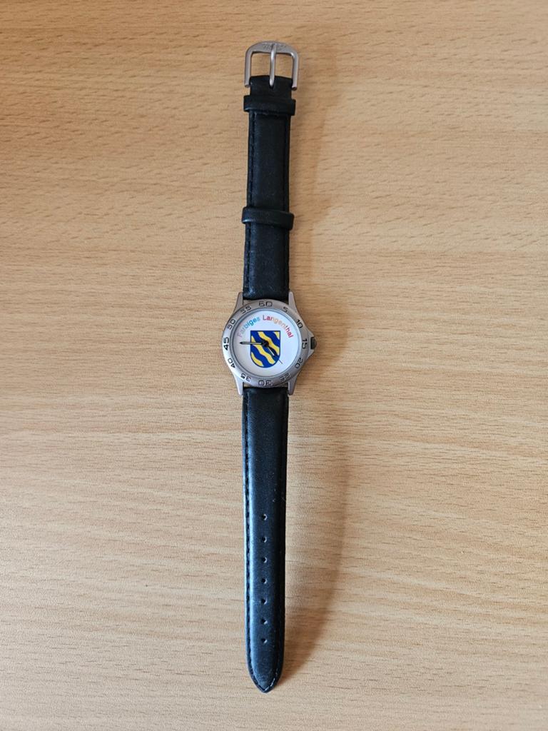 Horloge Farbiges Langenthal WMC polshorloge, Overige merken, Staal, Polshorloge, Ophalen of Verzenden