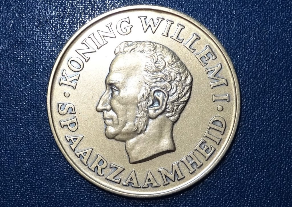 Bondsspaarbanken 1817-1967 penning / Historical Medal., Postzegels en Munten, Penningen en Medailles, Ophalen of Verzenden, Brons