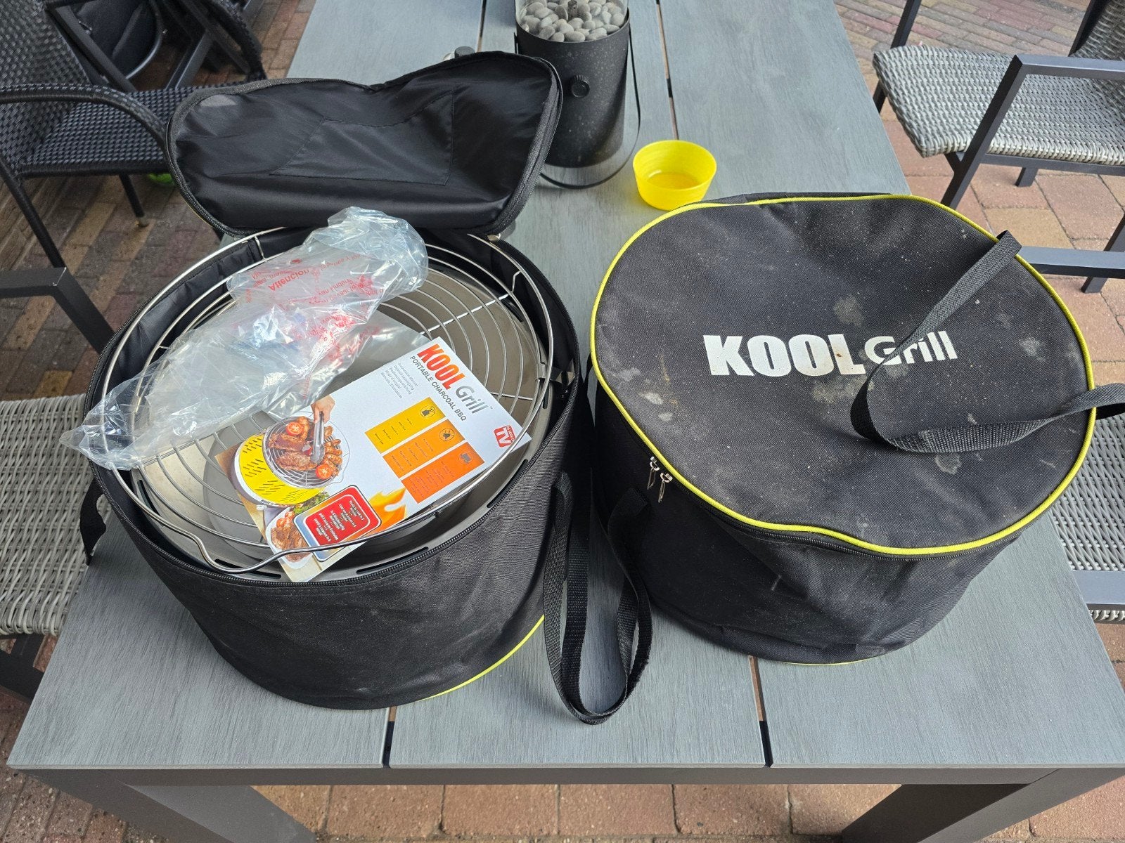Kool grill, Ophalen