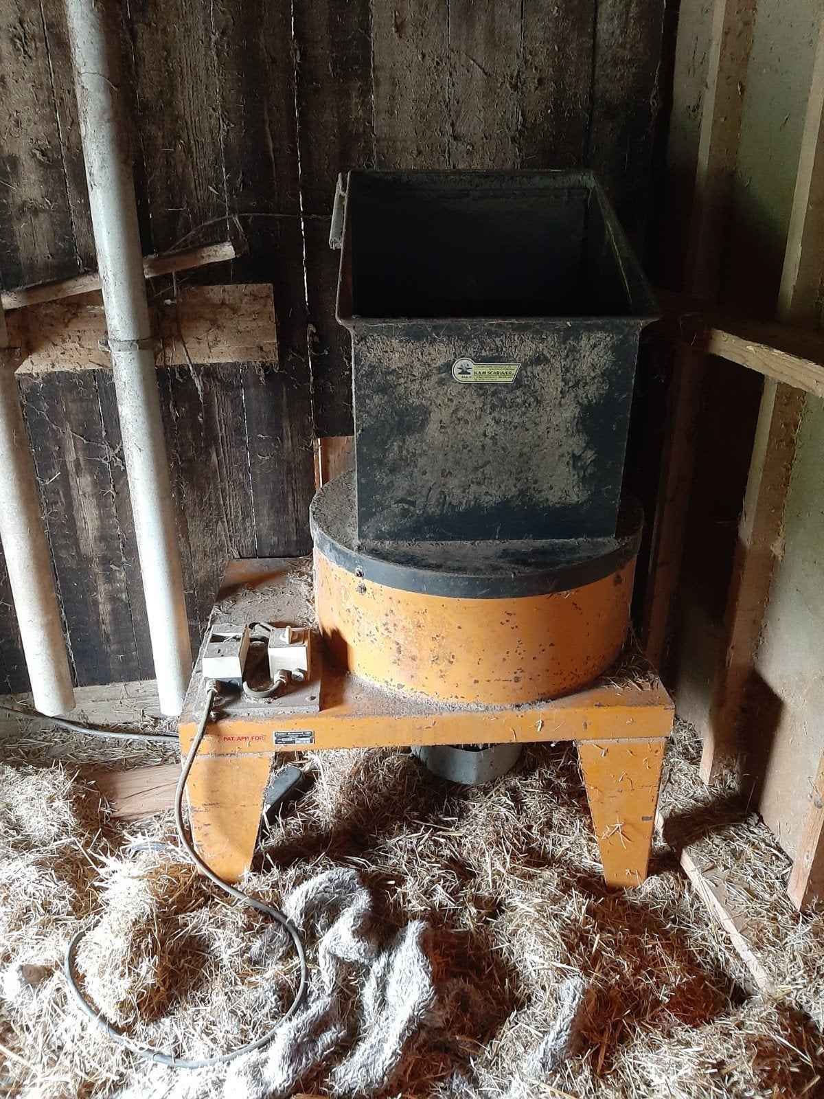Præstbro Maskinfabrik HST-7 Voerbak/Voermachine, Ophalen