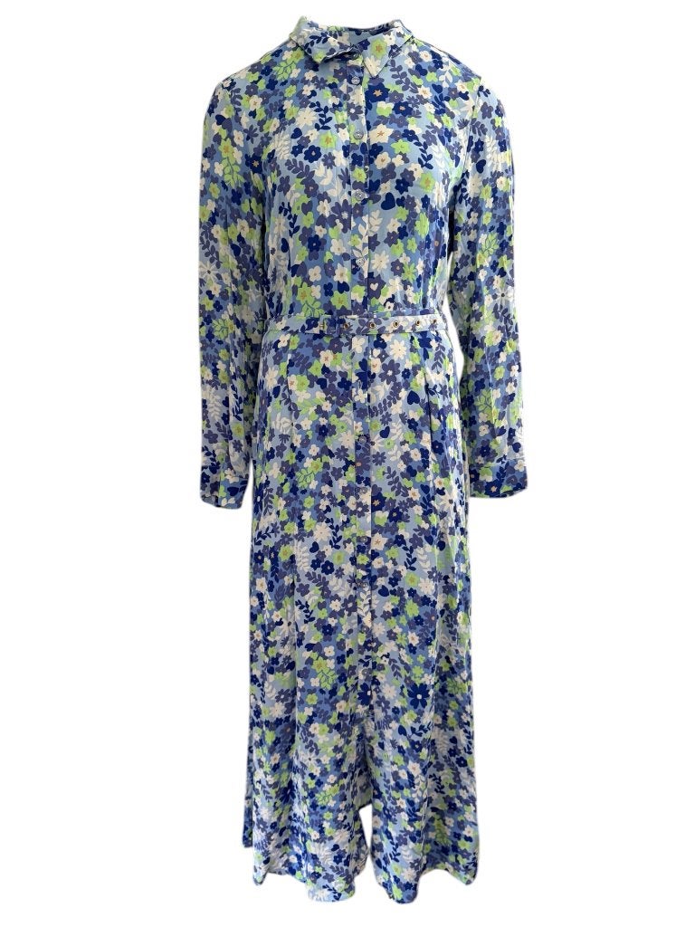 Fabienne Chapot jurk L, Blauw, Ophalen of Verzenden, Zo goed als nieuw, Onder de knie
