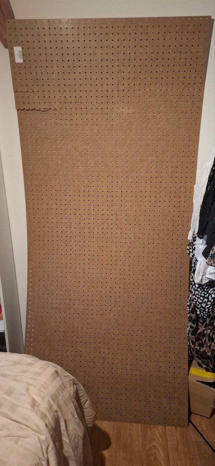 Geperforeerde hardboard plaat - ideaal voor bedbodem, Doe-het-zelf en Verbouw, Platen en Panelen, Ophalen, Gebruikt, Overige materialen