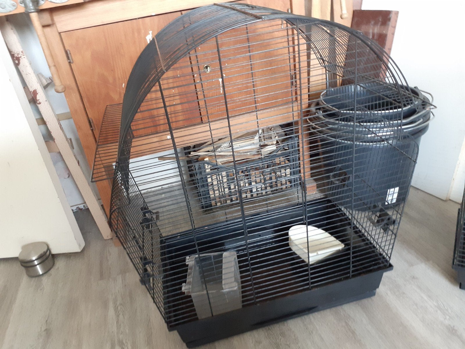 Vogelkooi, Ophalen, Gebruikt, Metaal, Vogelkooi