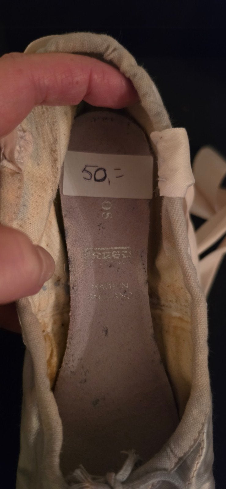 Balletschoenen - Spitse schoenen - Dansschoenen, Ophalen of Verzenden, Gebruikt, Schoenen